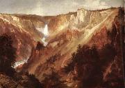 Moran, Thomas Lower falls of the yellowstone china oil painting reproduction